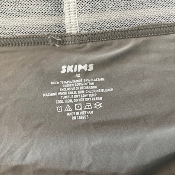NWT SKIMS Everybody Logo Bikini Smoke Gray Grey Make Your Own Bundle Size 4x $20 - Picture 7 of 16